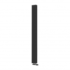 Радиатор стальной КЗТО QUADRUM 30 V 2 1750 4 секции нижнее подключение QUD30V217504UTRAL1T103S9005 RAL 9005