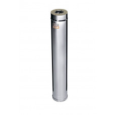 Труба сэндвич Ferrum 1.0 м 160/250 мм AISI 430 0.8 мм/нерж f4037