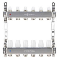 Коллекторный блок Kromwell 1x3/4 EK 5 выходов с термостатическими вставками KW.SM6500655