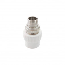 Муфта с американкой для радиатора VALFEX PPR 25х1/2 дюйма НР 10119025 Муфта с американкой для радиатора VALFEX PPR 25х1/2 дюйма НР 10119025