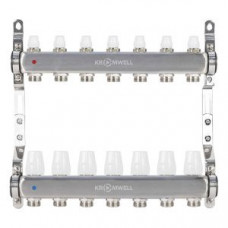 Коллекторный блок Kromwell 1x3/4 EK 7 выходов с термостатическими вставками KW.SM6500675