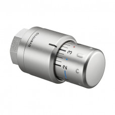 Головка термостатическая Oventrop Uni SH жидкостная M30x1.5 7-28 °C матовая сталь 1012085