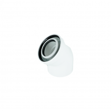Колено 45° Tradeline 80/125 мм PP-R/FE TR.12545C