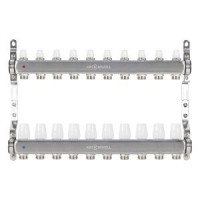 Коллекторный блок Kromwell 1x3/4 EK 10 выходов с термостатическими вставками KW.SM6506105