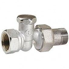 Клапан радиаторный Giacomini R17D2 прямой 3/4 ВН хромированный R17DX004 Клапан радиаторный Giacomini R17D2 прямой 3/4 ВН хромированный R17DX004
