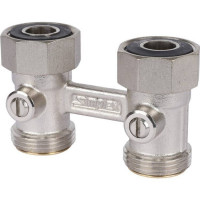 Узел нижнего подключения Simplex Standard Line D2/50 прямой 3/4 x 3/4 F10015