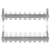 Коллекторный блок Kromwell 1x3/4 EK 9 выходов с термостатическими вставками KW.SM6500695