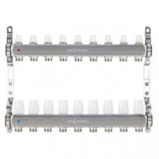 Коллекторный блок Kromwell 1x3/4 EK 9 выходов с термостатическими вставками KW.SM6500695