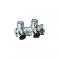 Коллектор запорный концевой FAR MULTIFAR 3/4х1/2 Евроконус на 2 отвода FK 3859 3412