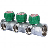 Коллектор регулирующий STOUT 1 , 3 отвода 3/4  ЕК SMB-6850-013403 (SMB-6850-013403)