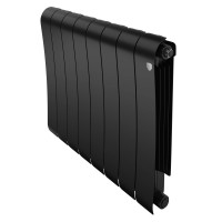 Радиатор биметаллический Royal Thermo Infinity 500 Noir Sable 8 секций боковое подключение НС-1630015