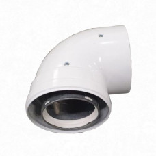Отвод коаксиальный 90° Baxi диам. 80/125 мм KHG 71414051