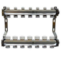 Коллекторный блок Gekon 1x3/4 EK 7 выходов с расходомерами GK 75107