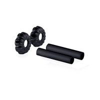 Комплект декоративных трубок SR Rubinetterie Old Style L70 x Ø18-20-1/2 чёрный матовый 0497-1500V07S
