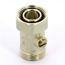 Узел радиаторный прямой Uni-Fitt 3/4 EK x 3/4 EK со встроенным краном 194N3300
