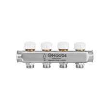 Коллектор Hoobs из нержавеющей стали с термостатическими клапанами 1 x 3/4 13 выходов HB-INCTO-711513