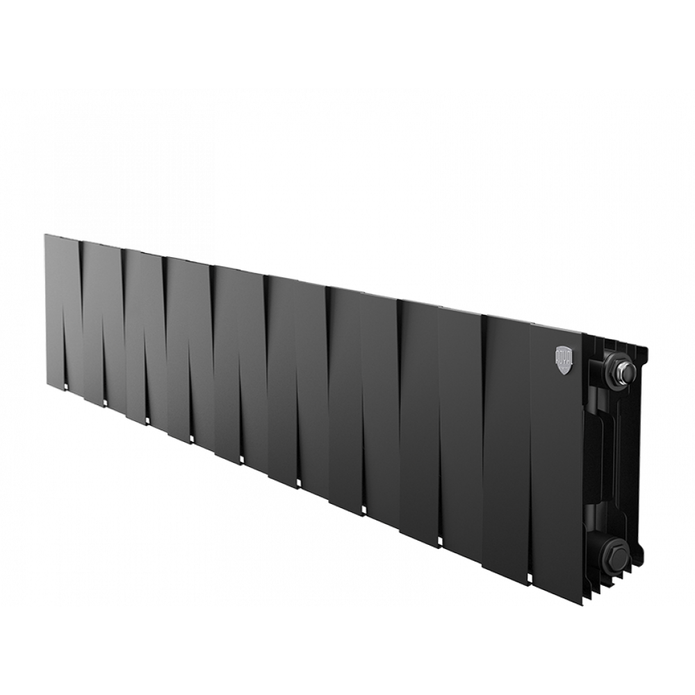 Радиатор биметаллический Royal Thermo PianoForte 200 Noir Sable 18 секций боковое подключение НС-1346009
