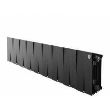Радиатор биметаллический Royal Thermo PianoForte 200 Noir Sable 18 секций боковое подключение НС-1346009