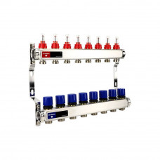 Коллекторная группа Varmega с расходомерами из нержавеющей стали 1 x 3/4 EK 8 контуров VM15108