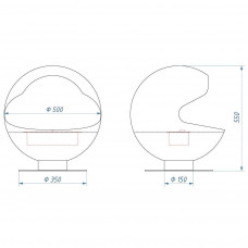 Биокамин Firelight BFP/F-55 Sphere