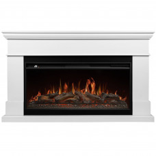 Каминокомплект: Очаг Royal Thermo Aurora RTFP/P-AR40LS, портал California 42/40/36, белый