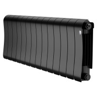 Радиатор биметаллический Royal Thermo Infinity 300 Noir Sable 14 секций боковое подключение НС-1683523