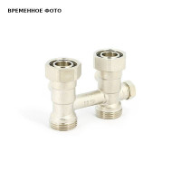 Узел радиаторный прямой Uni-Fitt 3/4 EK x 3/4 EK со встроенными вентилями 192N3301