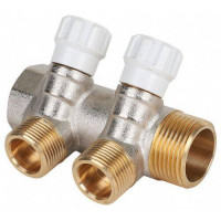Коллектор Hogart Premium 2 выхода 1 x 3/4 EK с регулирующими вентилями MM4020605