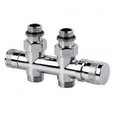 Узел нижнего подключения SR Rubinetterie Tondera прямой 1/2x3/4 Хром 0682-1500C0E0