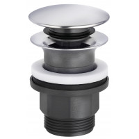 Kludi 1042605-00 Донный клапан PushOpen, для раковин с переливом 104260500