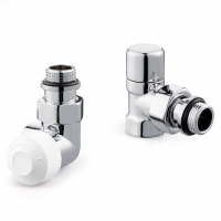Набор термостатический для радиатора трехосевой ROYAL THERMO Design 1/2quot;М30х1,5 (Хром)