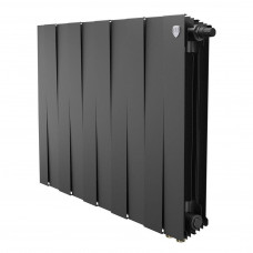 Радиатор биметаллический Royal Thermo PianoForte 500 Noir Sable VDR80 10 секций нижнее подключение НС-1506365